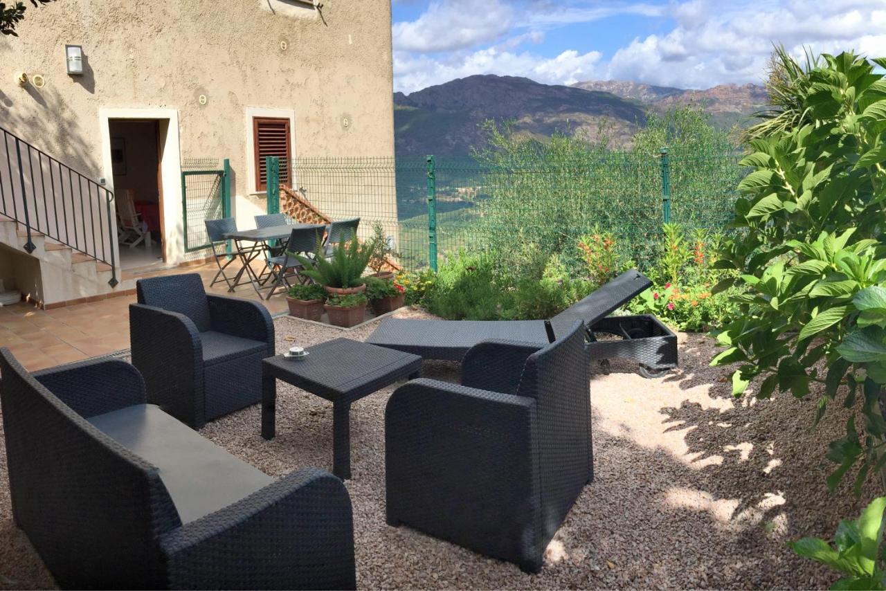 Ferienwohnung Casa Nepita Sur Vue Grandiose Santa-Lucia-di-Tallano Exterior foto